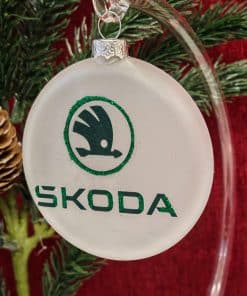 Placka 8 cm - znak škoda a název