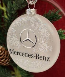 Placka 8 cm - znak mercedes-benz a název