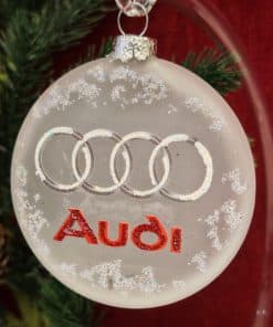 Placka 8 cm - znak Audi červené