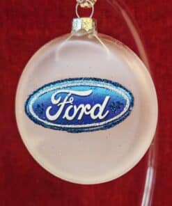 Skleněný medailon 8 cm - znak Ford