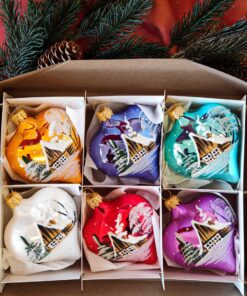 Sada srdíček větších - lesk